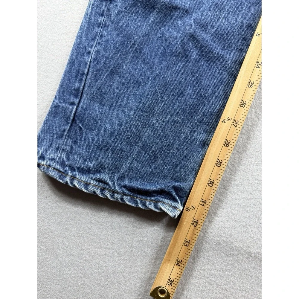 Levis‎ Jeans Mens 42x32 Blue Medium Wash Regular Straight Leg Denim Casual